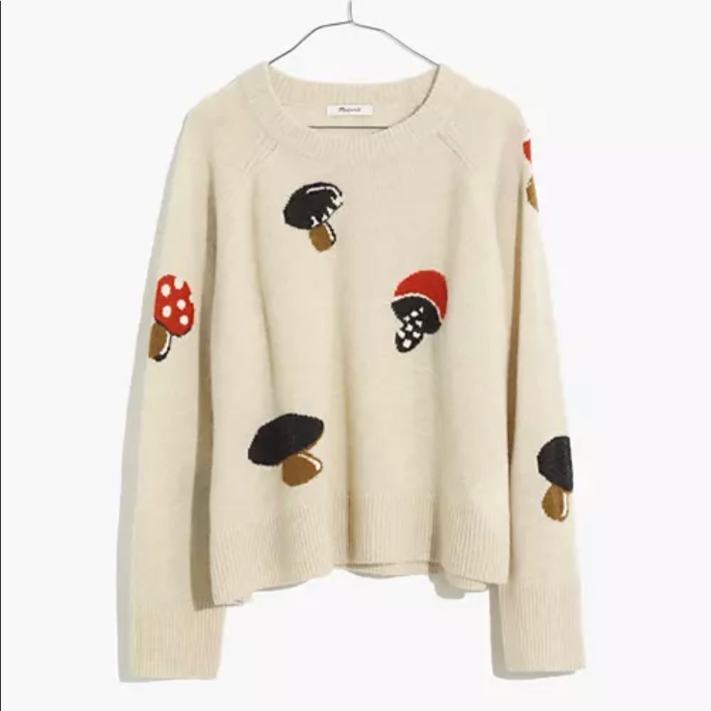 ISO Madewell Intarsia Mushroom Sweater SZ L/XL